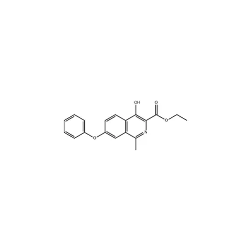 4-hydroxy-1-methyl-7-phenoxy-3-Isoquinolinecarboxylic acid ethyl ester (1809286-36-9)