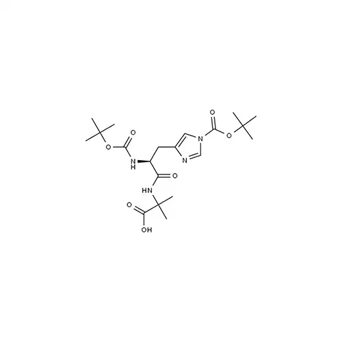 Boc-L-His(Boc)-Aib-OH (N-2 fragment intermediate) (2765344-17-8)